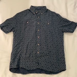Blue Johnie-O Short Sleeve Button Down Shirt